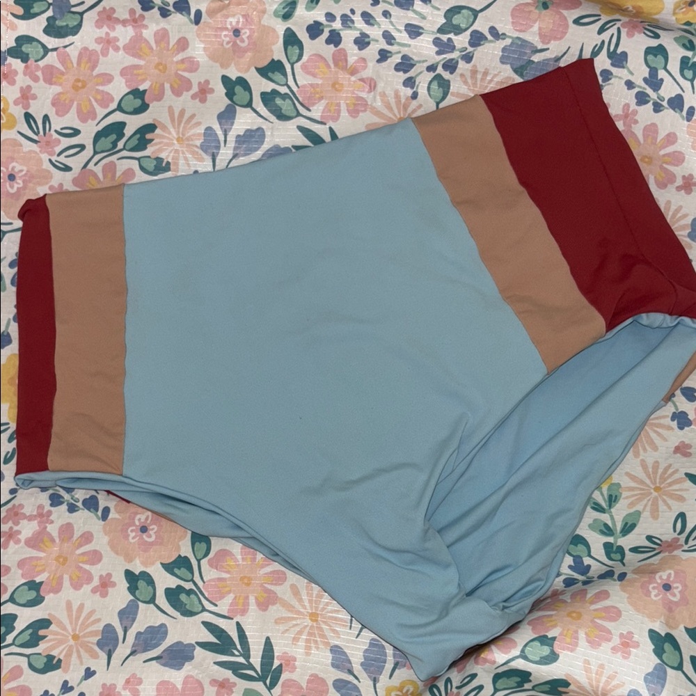 L*Space Multicolor High-Waisted Shorts